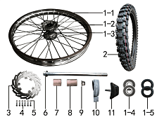 Колесо переднее