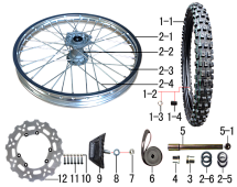 Колесо переднее