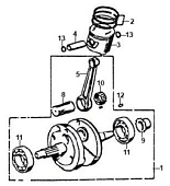 Коленвал / поршень
