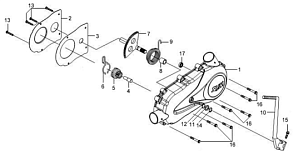 Крышка вариатора