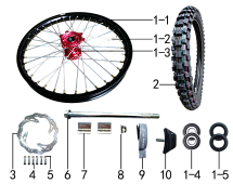 Колесо переднее