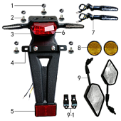 Световая сигнализация и зеркала