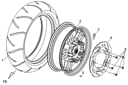Заднее колесо