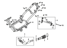 РАМА‧КРЕПЛЕНИЕ ДВИГАТЕЛЯ