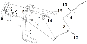 Подножка боковая