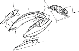 Боковая облицовка / Стоп сигнал