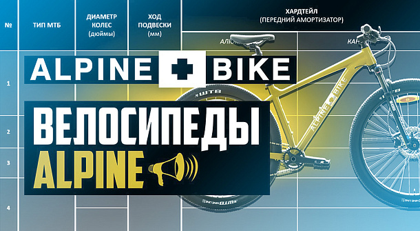 Велосипеды ALPINE