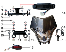 Фара и приборная панель
