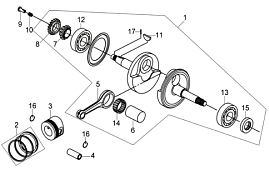 Коленвал / поршень
