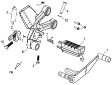 Педаль тормоза