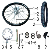 Колесо переднее