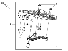 Площадка багажника под кофр (опционально)